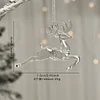 Crystal Acrylic Christmas's Tree Hanging Decors 