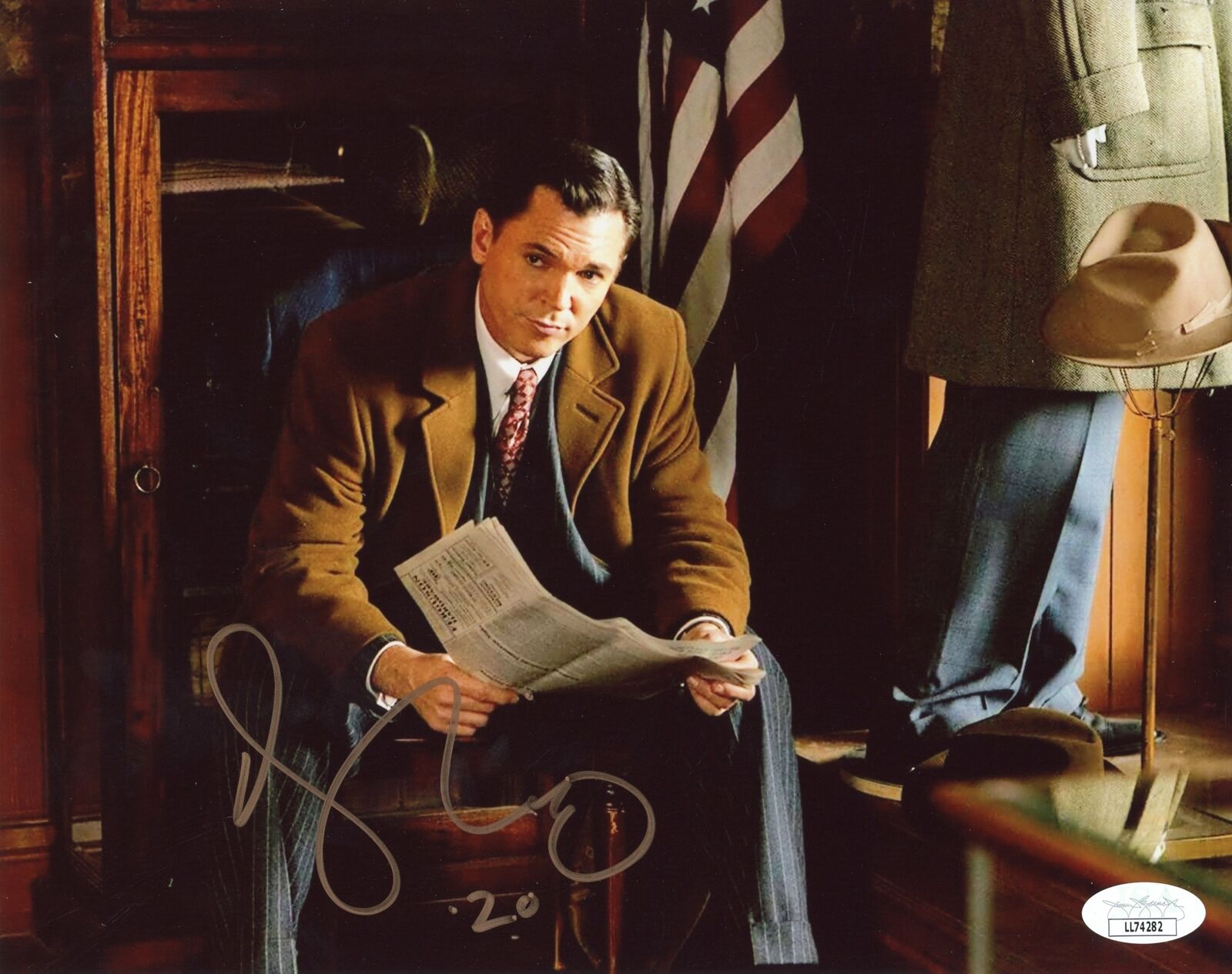 Nicholas Lea ELIOT NESS Supernatural 8x10 Photo Poster painting Signed Autograph JSA COA Auto