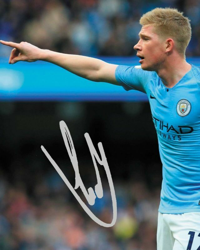 Kevin De Bruyne - Manchester City Autograph Signed Photo Poster painting Print