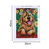 Dog  | Crystal Rhinestone  | Full Round Diamond Painting Kits