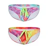 Men&rsquo;s Colorful Low-rise Briefs With Drawstring