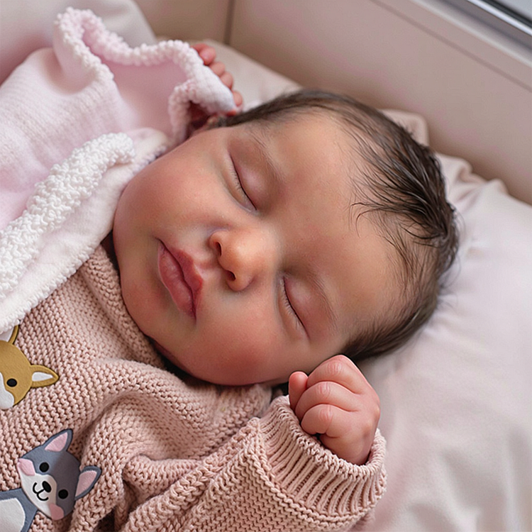 12"&16" Fully Squishy Baby Girl Lesley ,Lifelike & Realistic Handmade Soft Silicone Baby Doll：Realistic Reborn Baby Dolls By Rsgdolls®