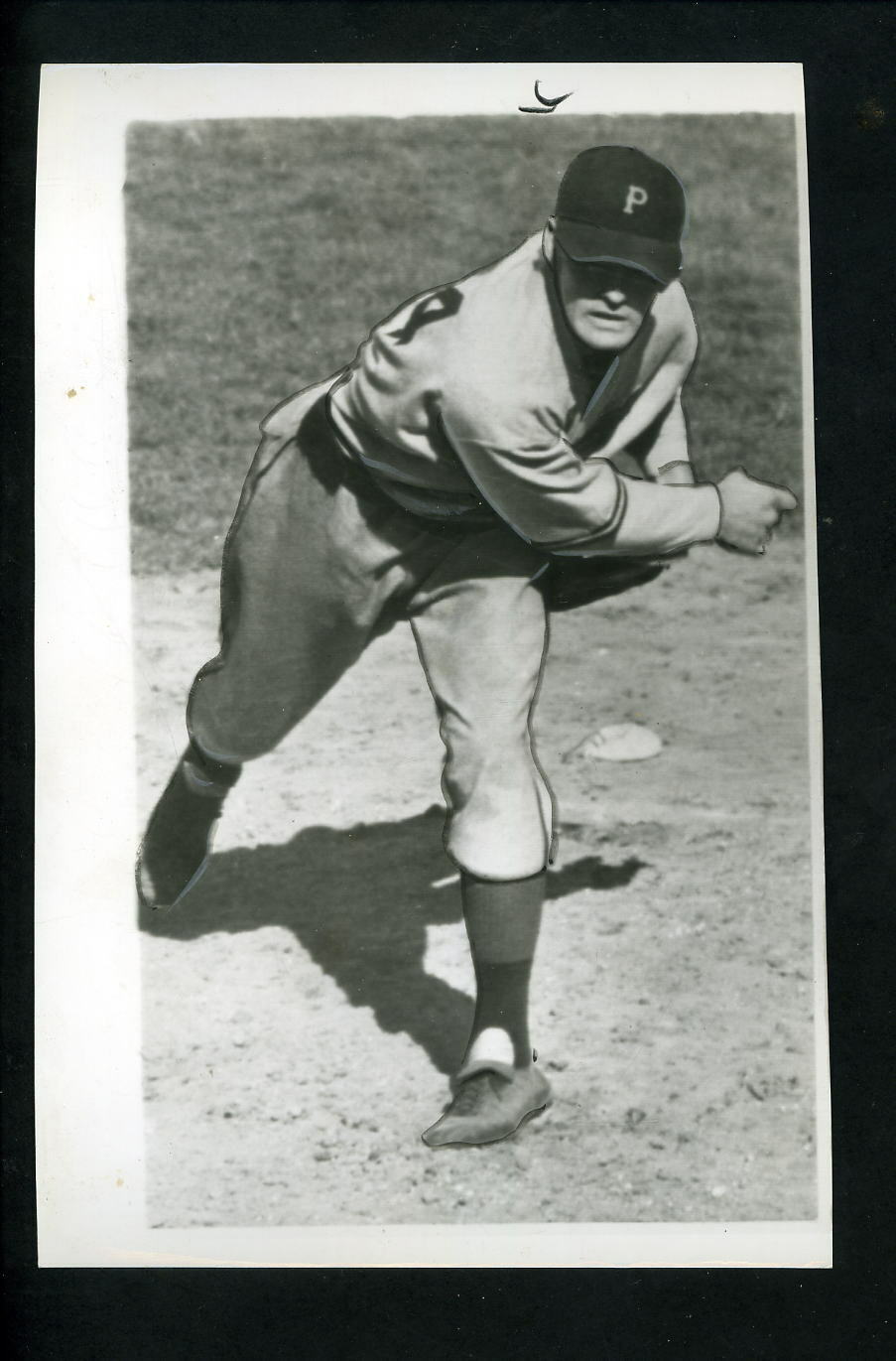 Rip Sewell pitching 1939 Press Photo Poster painting Pittsburgh Pirates