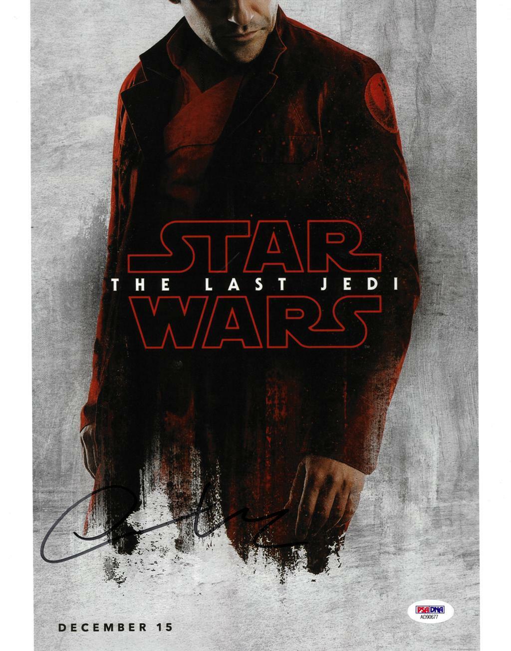 Oscar Isaac Signed Star Wars Authentic Autographed 11x14 Photo Poster painting PSA/DNA #AD90677