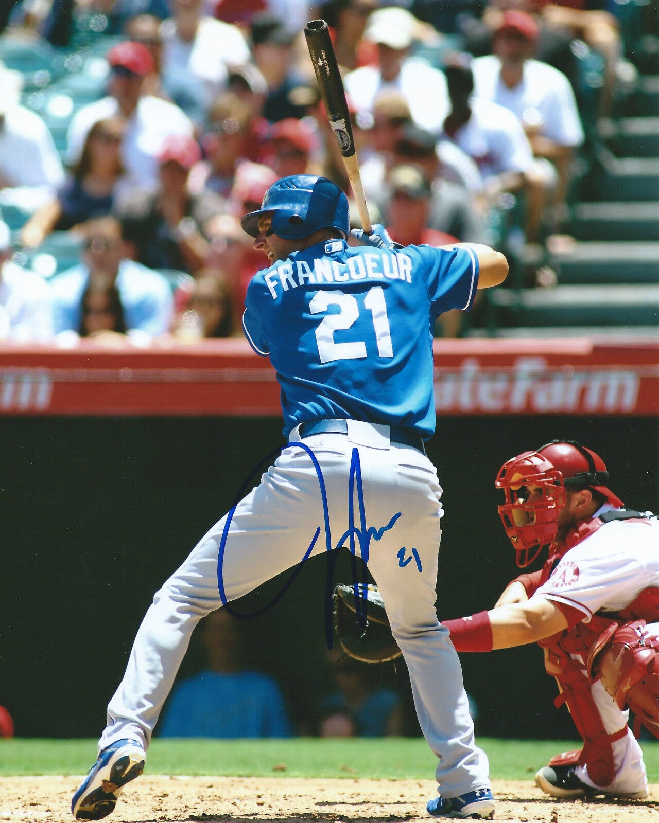 **GFA Kansas City Royals *JEFF FRANCOEUR* Signed 8x10 Photo Poster painting J4 COA**