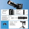 Telephoto mobile phone lens, 30x zoom, monocular telescope, outdoor birdwatching, concert photography