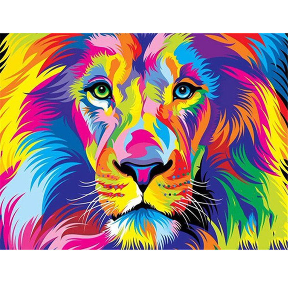 

Lion - Round Drill Diamond Painting - 40*30CM, 501 Original