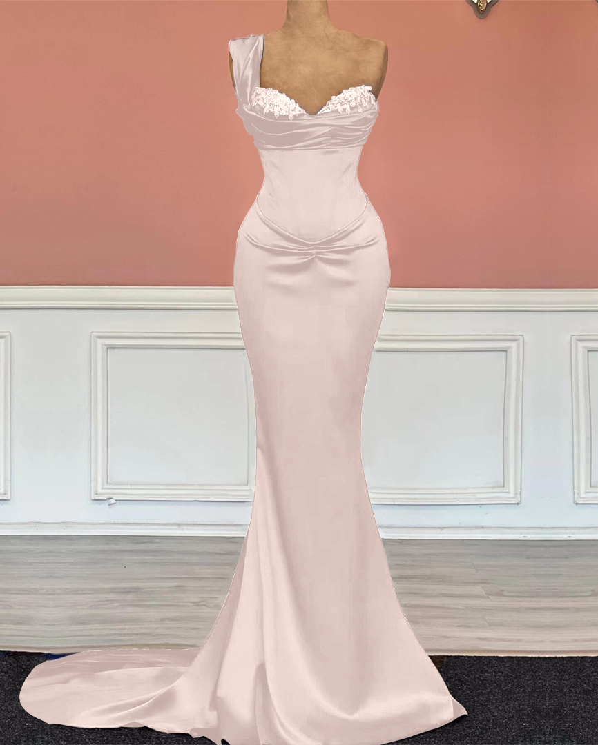 Trendy Royal Blue Mermaid High Split Sweetheart Prom Gown SREAL182