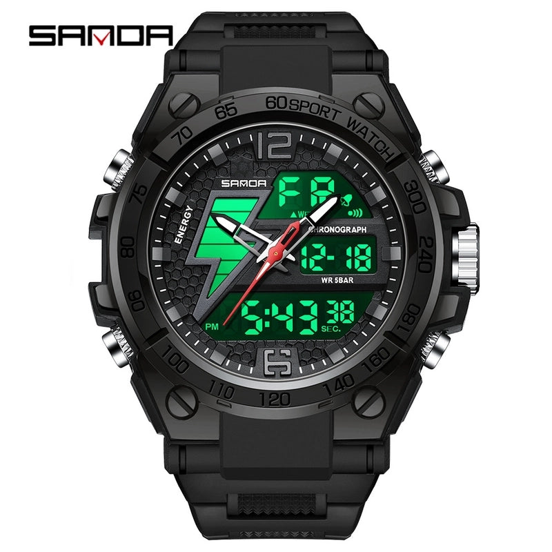 Modern Style Solid Color Electronic Men’s Watches