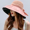 Gioiacombo&trade; Cappello estivo da sole con fiocco cavo