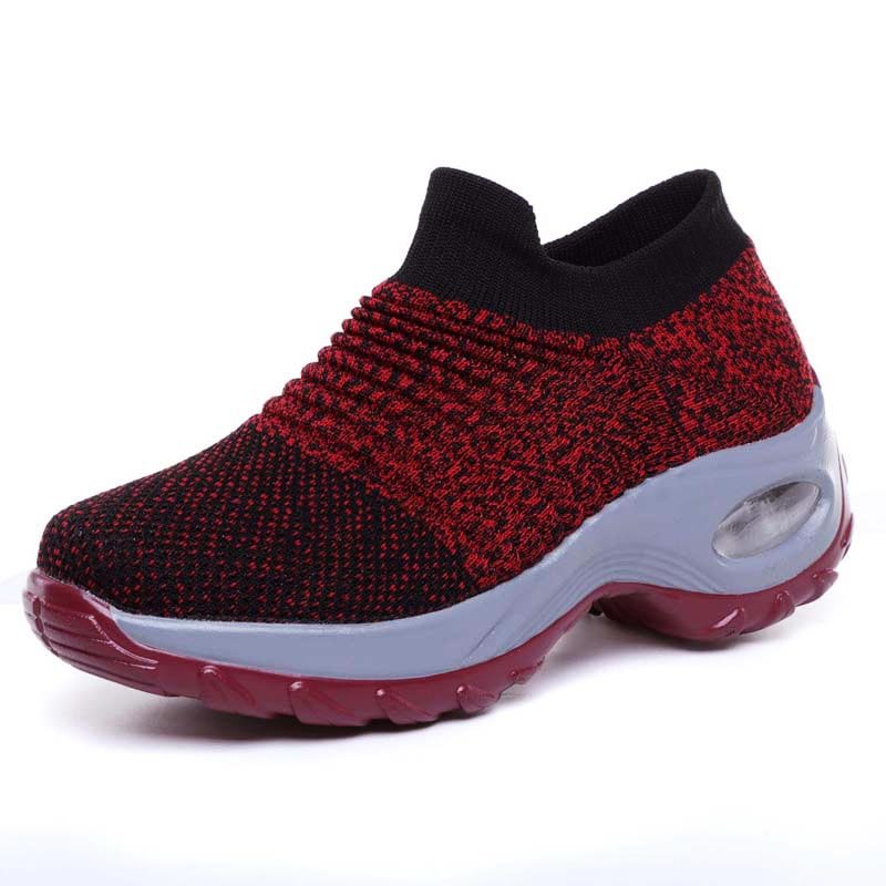 Oversize Summer Platform Women's Sport Shoes Sports Woman Running Shoes for Women Black Women's Sneakers Without Laces GMB-0208