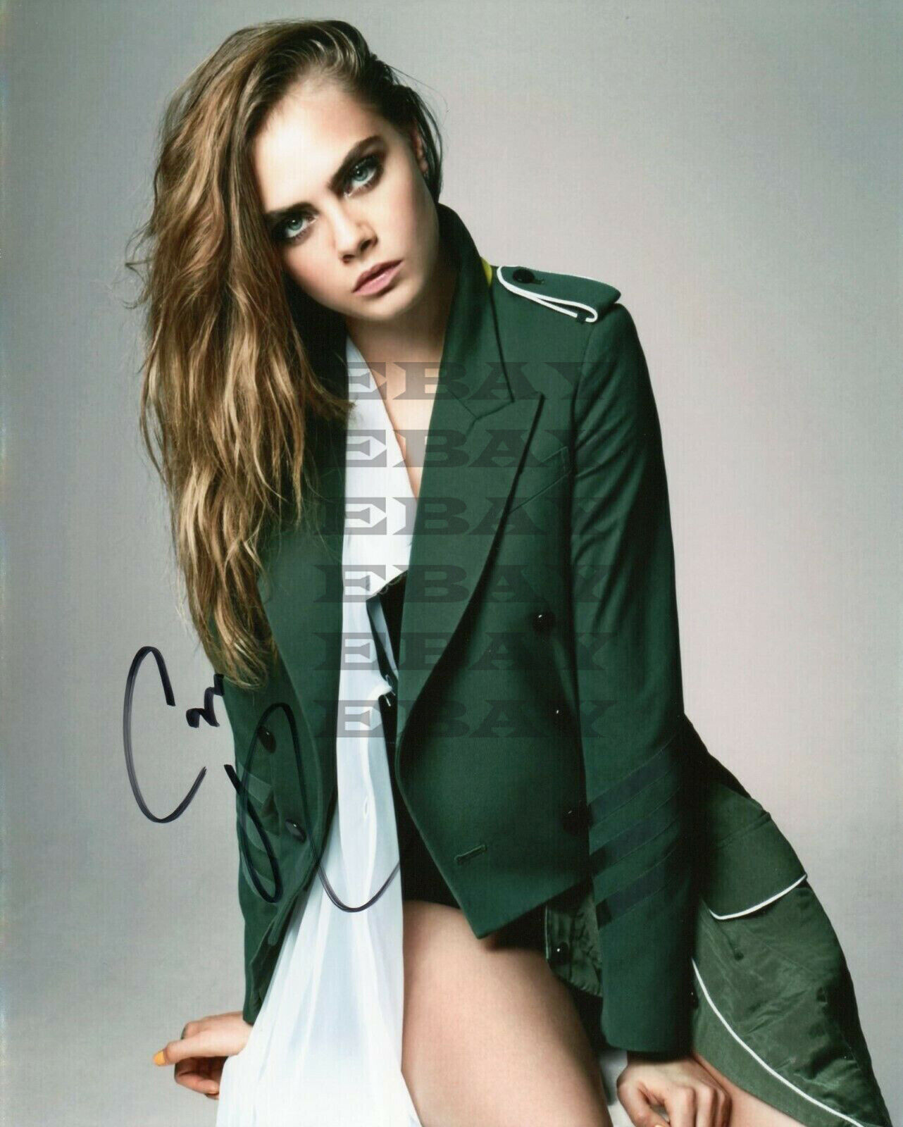 Cara Delevingne Autographed Signed 8x10 Photo Poster painting Reprint