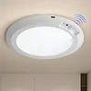 Rechargeable Ceiling Light with Remote Control Motion Sensor Battery Operated Lights for Shower Pantry Shed Hallway Porch Garage Stairs
