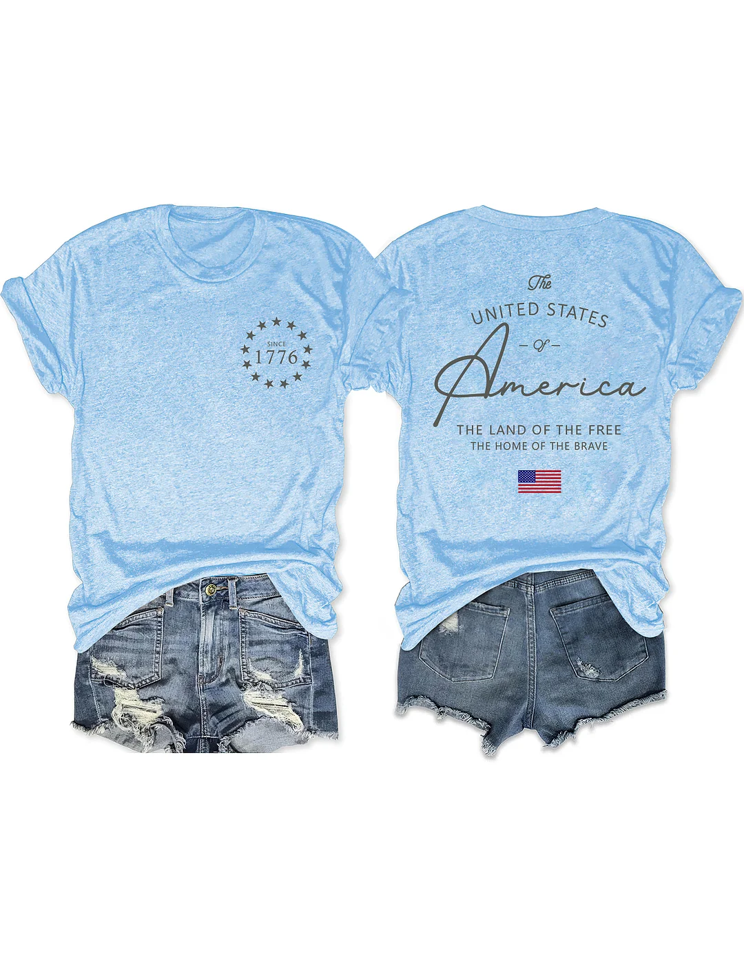 Land Of The Free 4th of July T-shirt