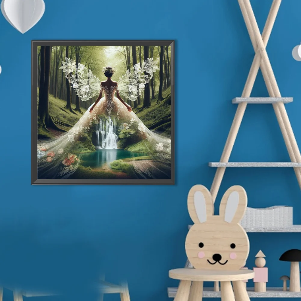 Diamond Painting - Full Round Drill - Princess Silhouettes(Canvas|40*40cm)