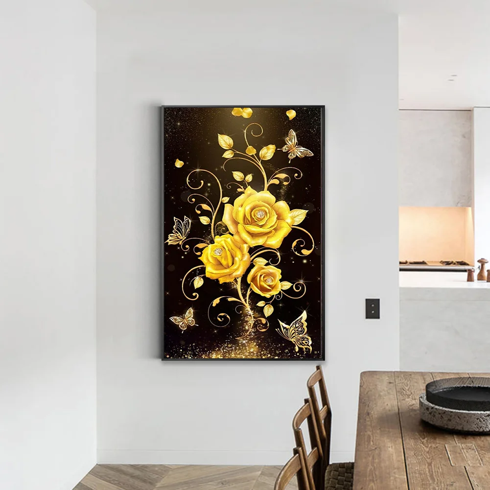Diamond Painting - Full Round Drill - Rose(Canvas|40*60cm)