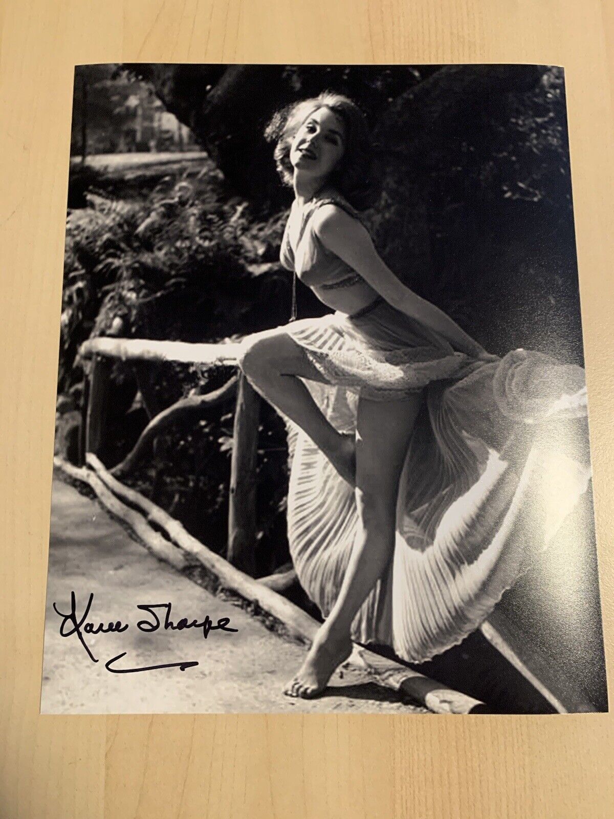 KAREN SHARPE HAND SIGNED 8x10 Photo Poster painting AUTOGRAPHED WESTERN ACTRESS COA