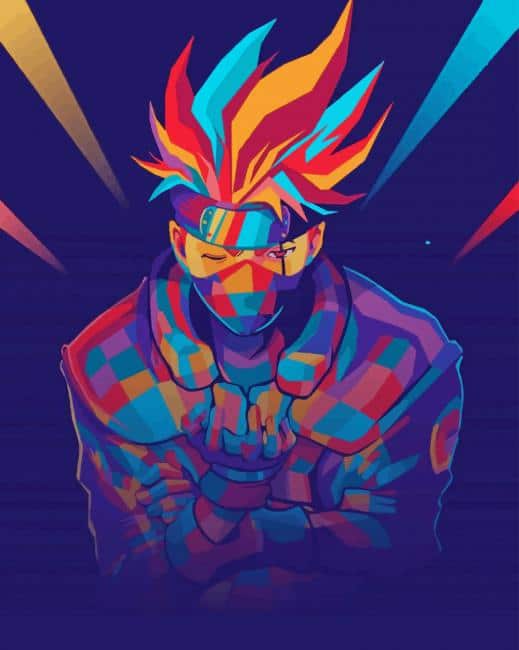 

Colorful Naruto – Paint By Numbers - 40*50CM, 501 Original