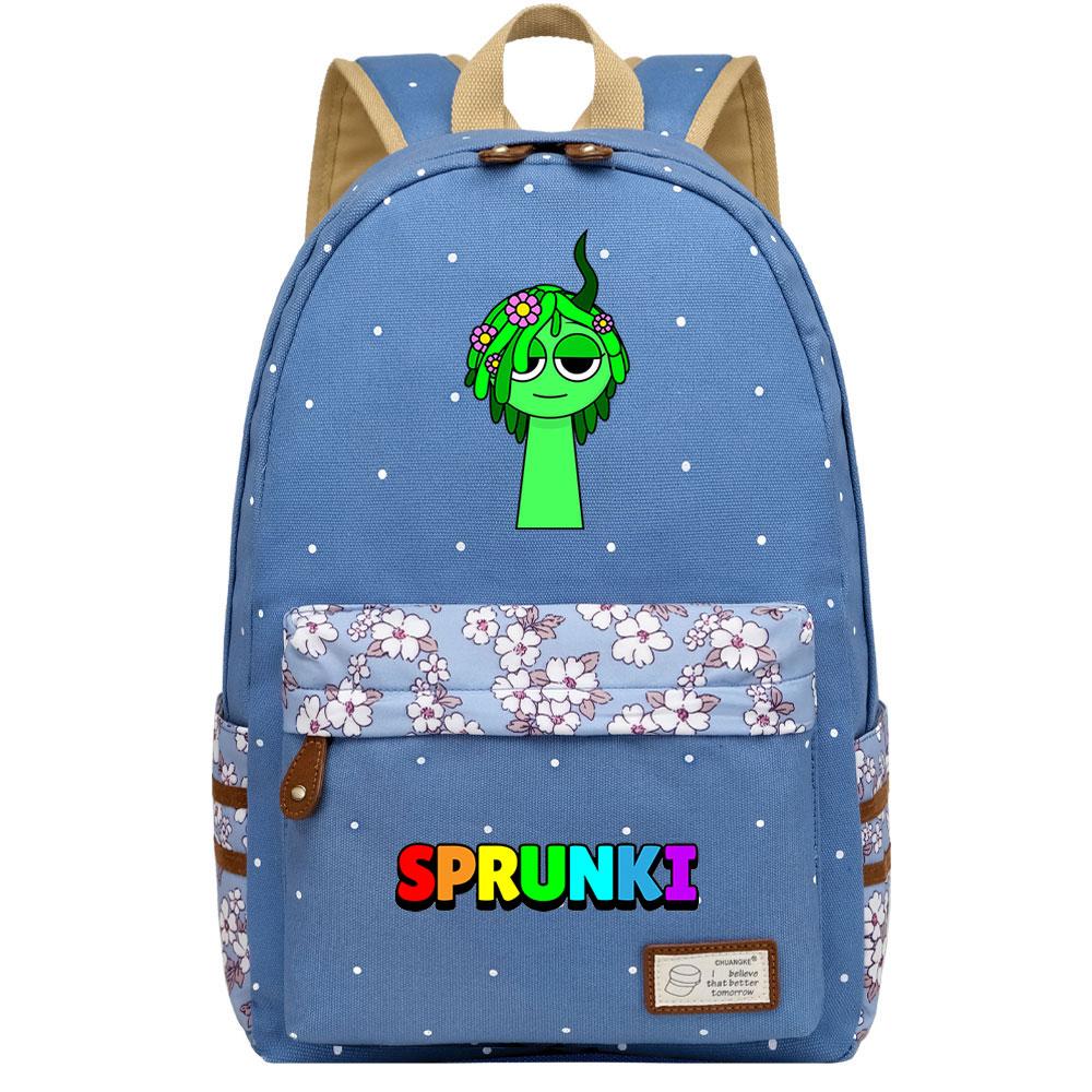 Mayoulove Sprunki Backpack Lightweight Design with Multiple Pockets for School and Outdoor Use-Mayoulove