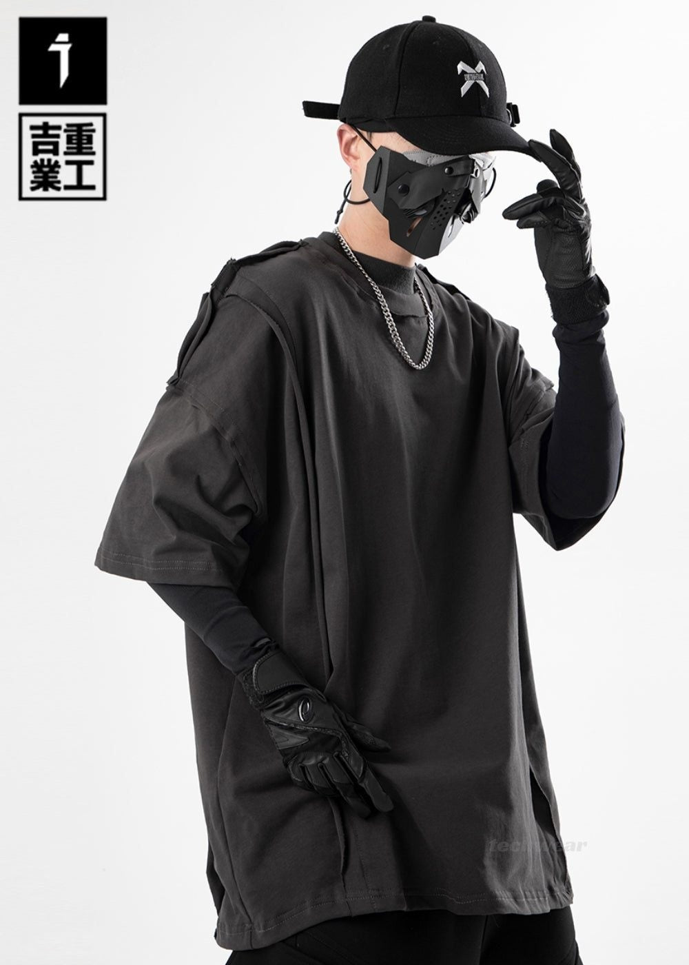 Wrinkle Tees JIYE HEAVY INDUSTRY techwear-x