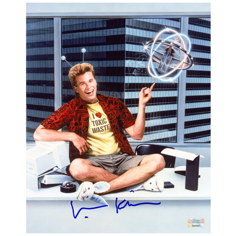 Val Kilmer Autographed Real Genius Chris Knight 8x10 Promo Photo Poster painting