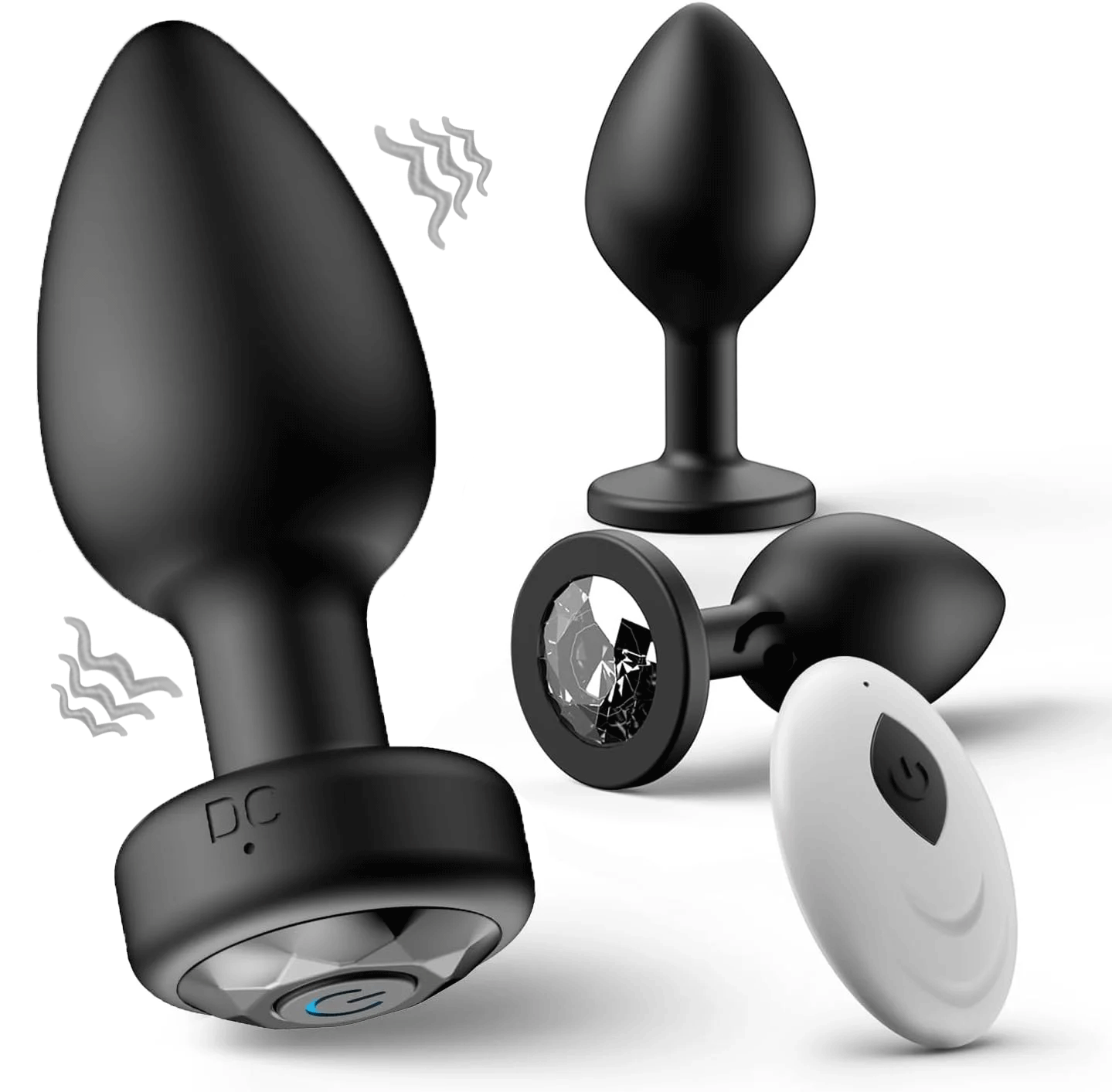 Jackie-vibrating Butt Plugs With 10 Vibration Modes, Prostate Massager For Enhanced Pleasure By Rose Toy