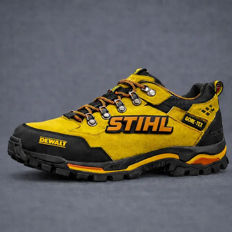 Vodootporne i prozračne mu&scaron;ke radne i planinarske čizme Stihl and DeWalt idealne su za rad i aktivnosti na otvorenom.