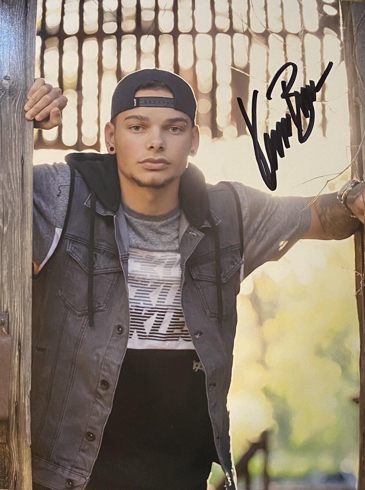 Kane Brown signed Autographed 8x10 Color Photo Poster painting Sexy