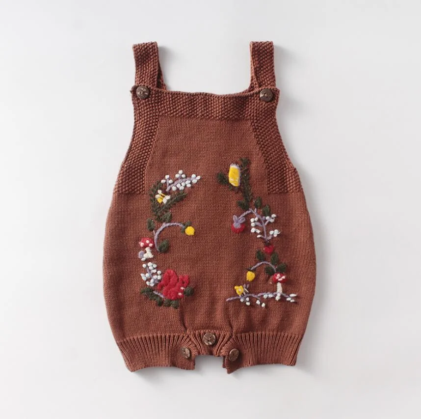 2020 New Pattern Baby Jumpsuit Girl Spring And Autumn Sweater love Print  Jacket + love Print Jumpsuit Two Piece Suit