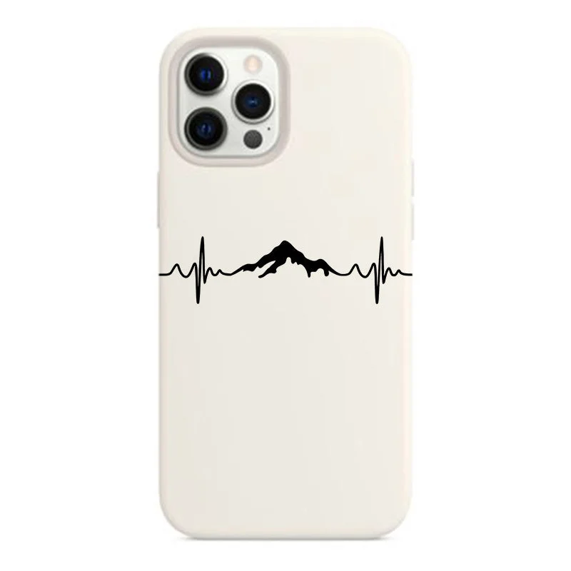 Stylish Mountains Printed Phone Case in  mildstyles