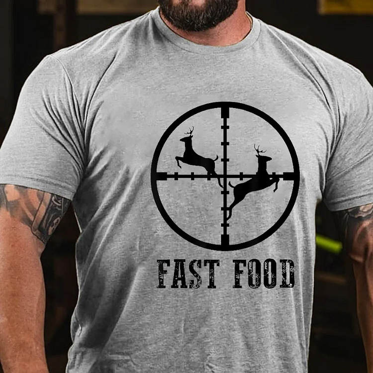 Fast Food Deer Hunting Gift T-shirt