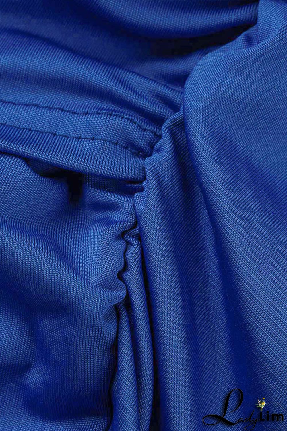 Black Elegant Solid Patchwork Oblique Collar Pencil Skirt Dresses