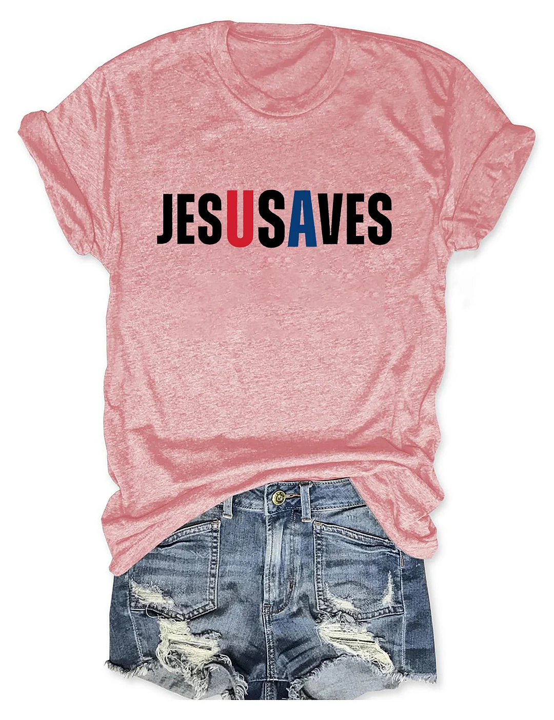 Jesus Saves USA T-shirt