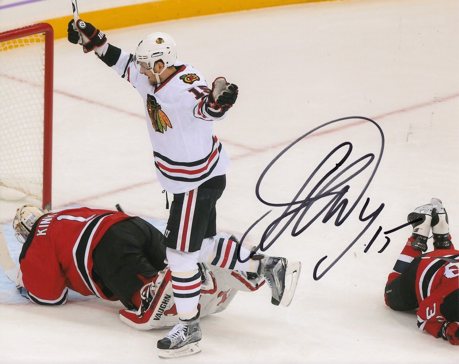 ARTEM ANISIMOV signed (CHICAGO BLACKHAWKS) autograph HOCKEY 8X10 Photo Poster painting W/COA #2