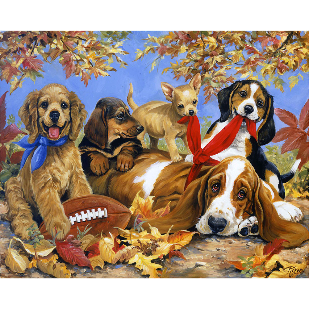 

Cute Dogs - 1000 Pieces Jigsaw Puzzle, 501 Original