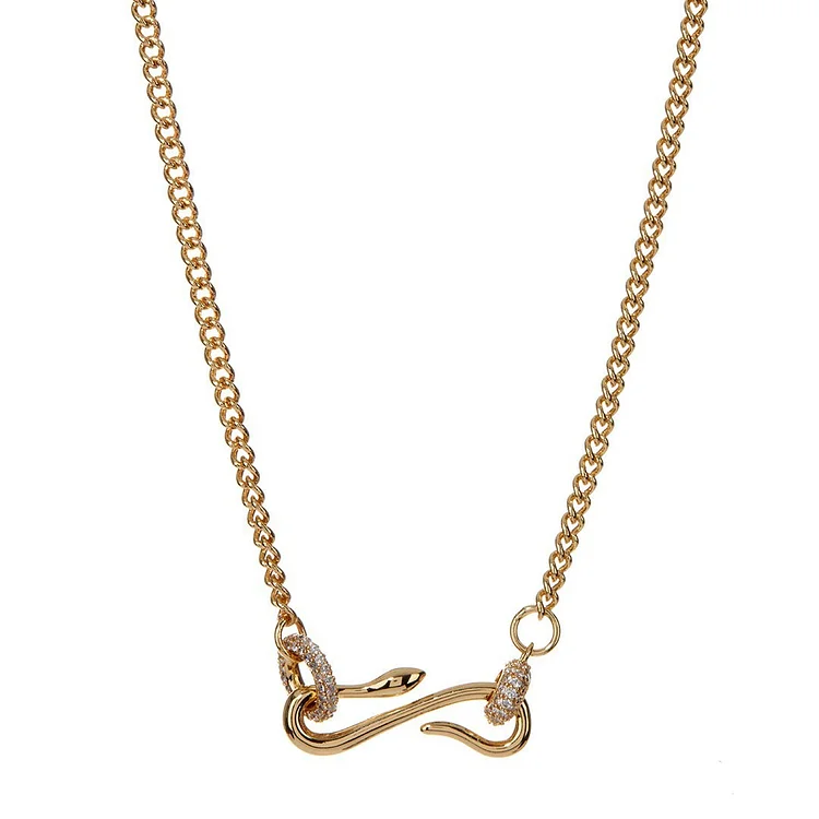 Women's Vintage Snake Necklace