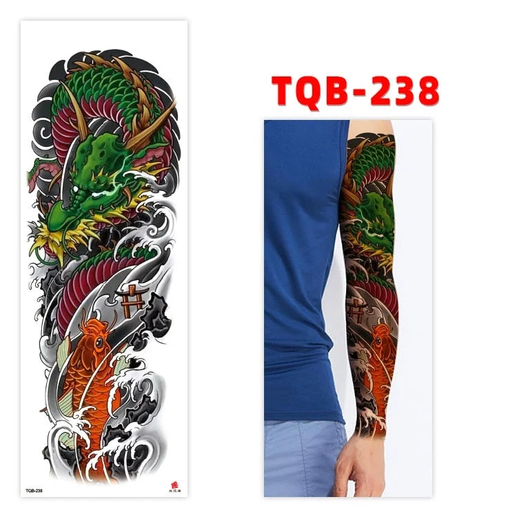 Temporary Tatoo Tattoo for Woman Tattoo Stickers Arm Tattoo Big Sleeve Men and Women Personality Tiger Leopard stickers