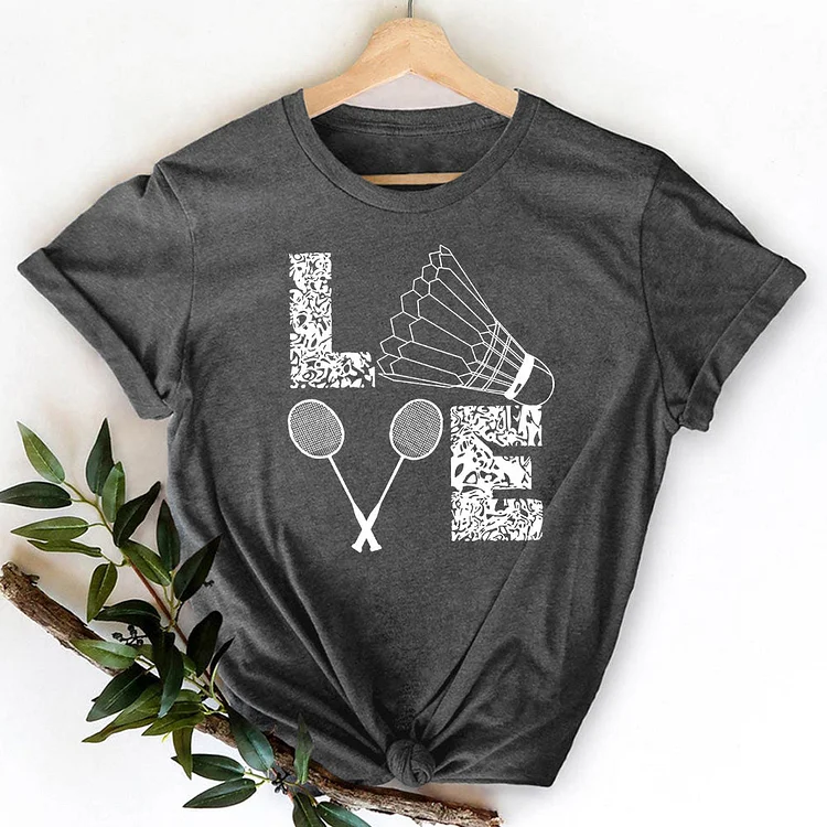 AL™ Badminton Lover T-shirt Tee-013646-Annaletters