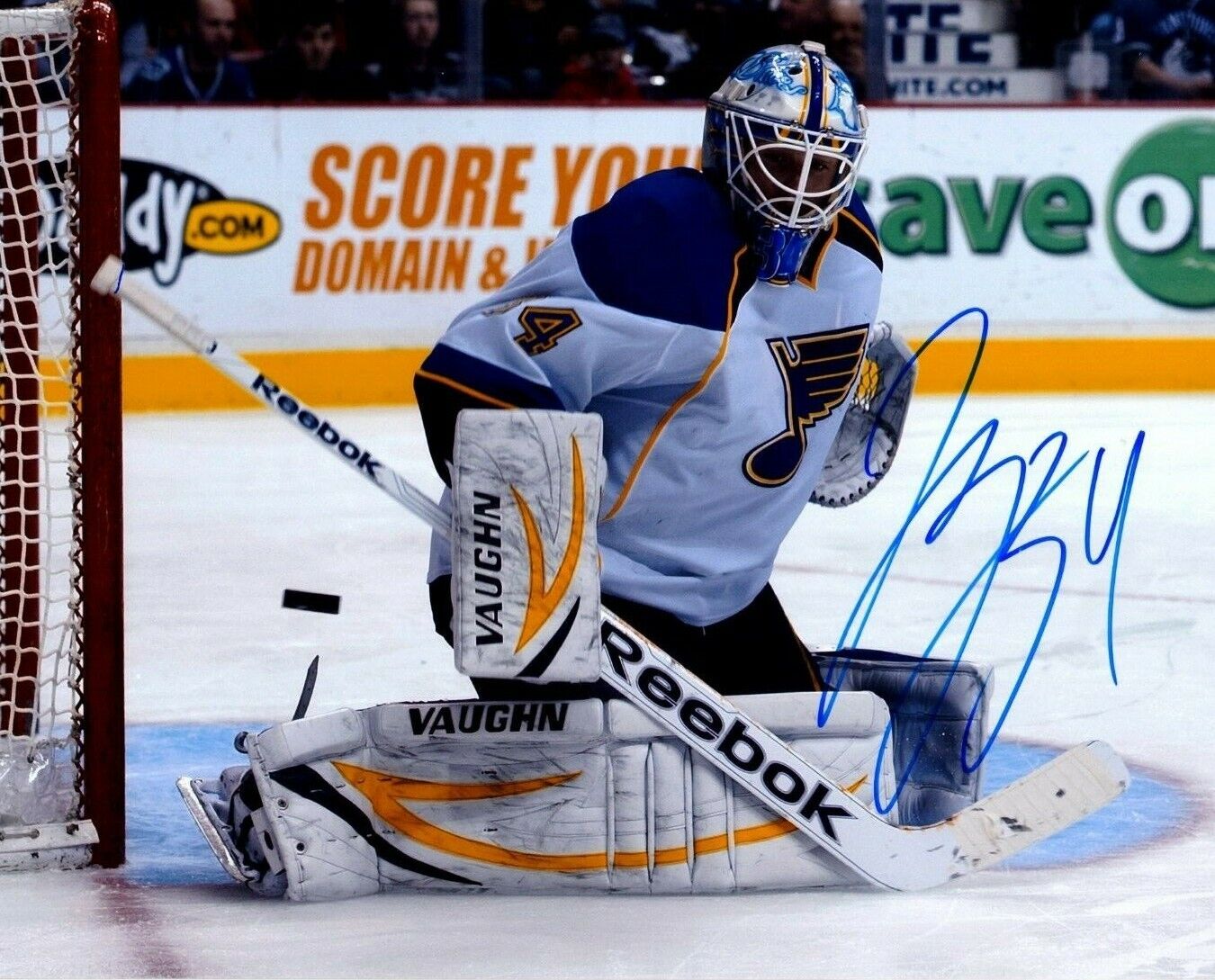 JAKE ALLEN autographed SIGNED ST. LOUIS BLUES 8X10 Photo Poster painting