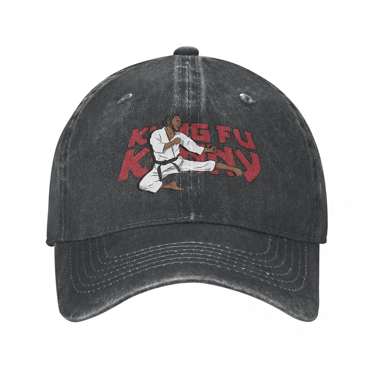 2023 Kendrick Lamar Kung Fu Kenny Washed Denim Baseball Cap Snapback Cowboy Hat Men Women Cap Spring Autumn Casquette Gorras