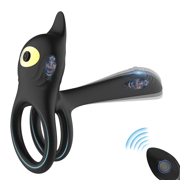 Delay Ejaculation Cock Rings Vibrator With Remote Control For Men