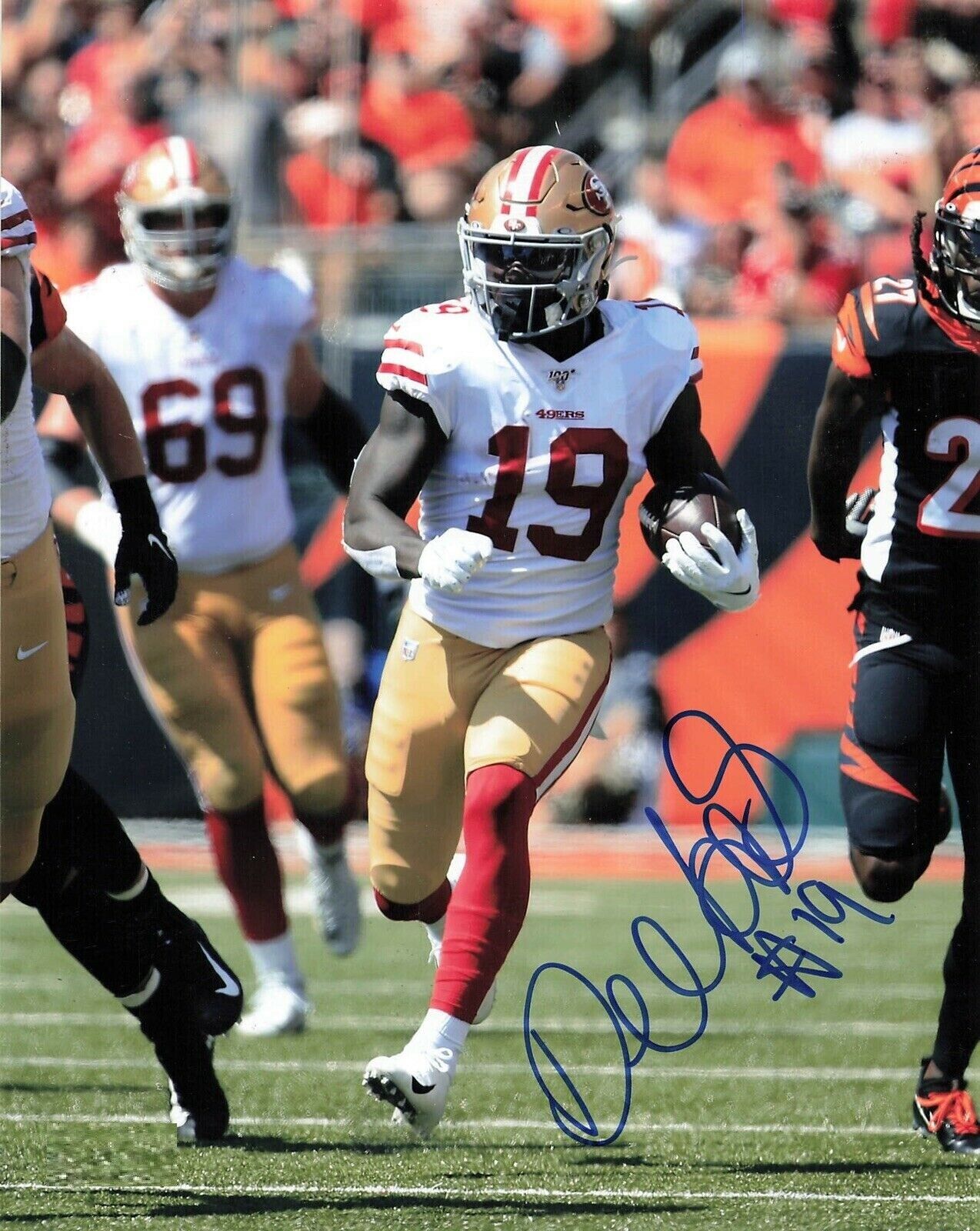 Deebo Samuel Autographed Signed 8x10 Photo Poster painting ( 49ers ) REPRINT