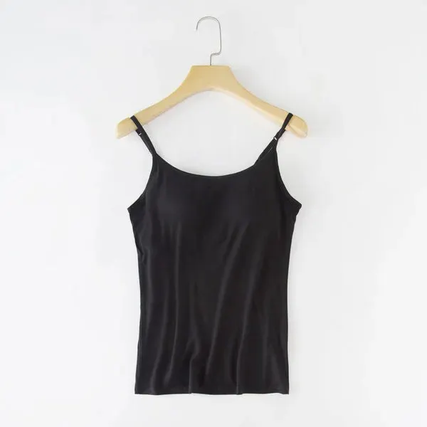 Createpick-Tank With Built-In Bra