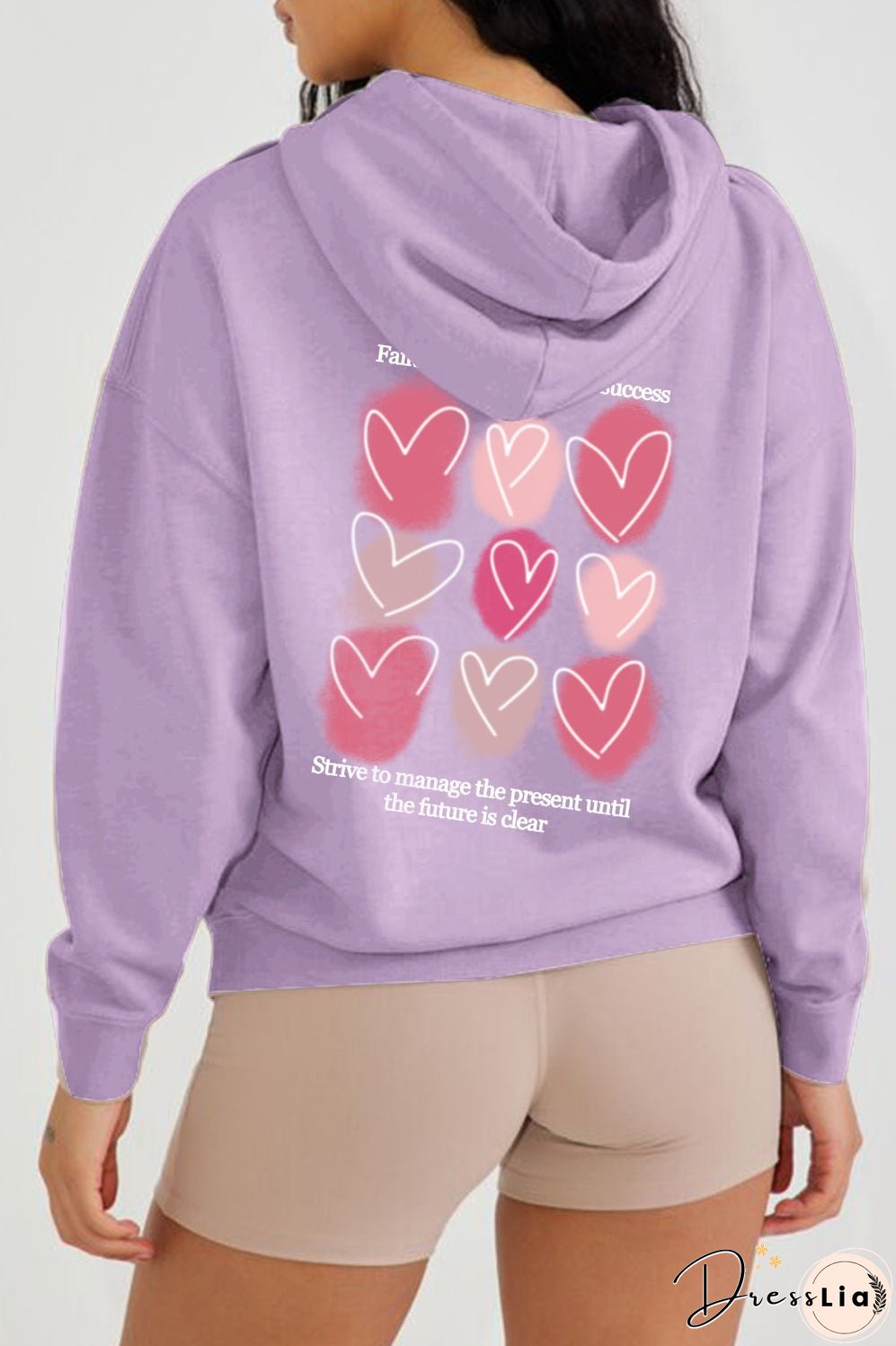 Simply Love Full Size Heart Graphic Hoodie