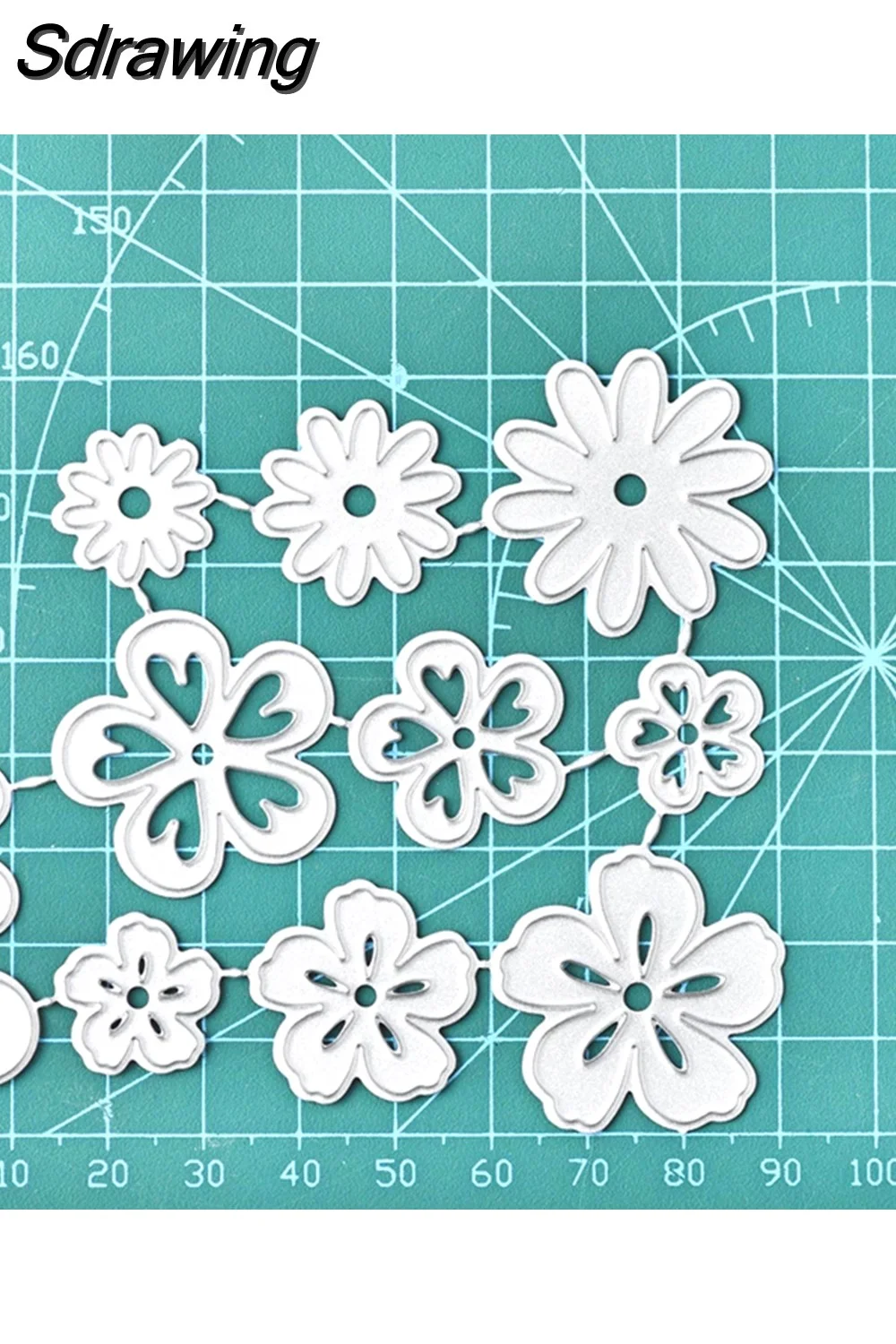 Sdrawing Leaf Series Metal Cutting Dies Flower Scrapbooking for Making Cards Decorative Embossing DIY Crafts Stencils Die Cuts