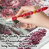 Resin Diamond Painting Point Drill Pen Dual-Ended Diamonds (Red)