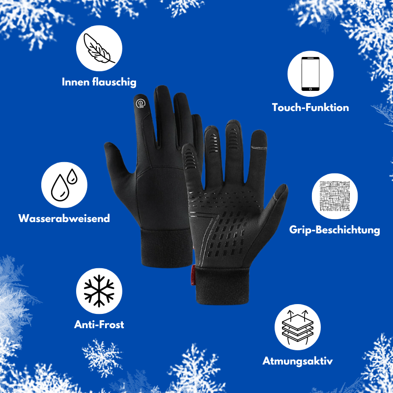Waterproof windproof touch screen cycling riding cold winter warm gloves