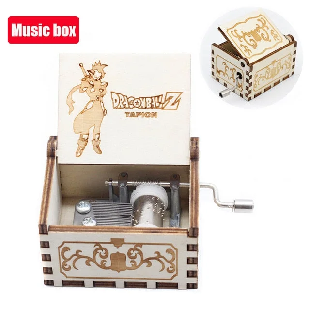 Merry Christmas Various Movie Anime Themes Music Boxes Wooden Hand Crank Birthday Gift New Year's Gift Home Decor