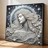 DIY Pearl Painting Goddess for Home Wall Decor with Frame(30*30cm)