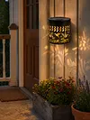 Solar Powered Outdoor Hummingbirds Wall Lamps Wall-Mounted Garden Lights